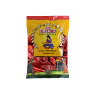 Long Red Chillies Without Stem